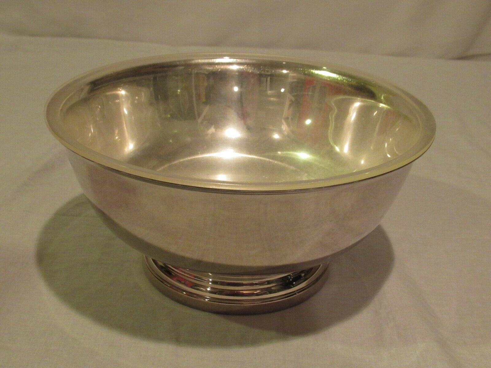 Gorham Silverplate Bowl Yc781 W/ Insert Vintage (f391)
