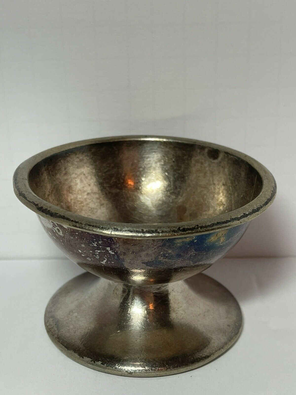Vintage Lord Baltimore Hotel Victor S Co Silverplated 4oz Footed Desert Bowl
