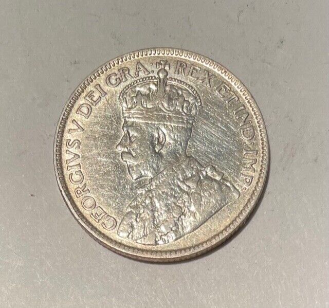 Canada 1919 25 Cents Silver Xf