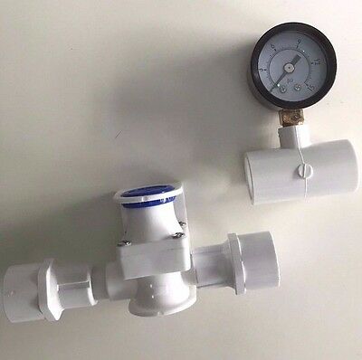 Low Pressure Regulator + Gauge For Chicken Nipples & Chicken Cups Water System