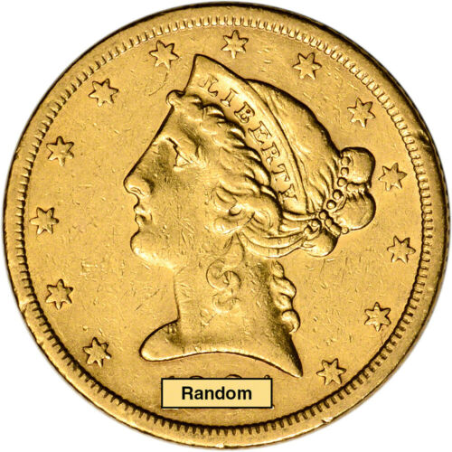 Us Gold $5 Liberty Head Half Eagle - Extra Fine - Random Date